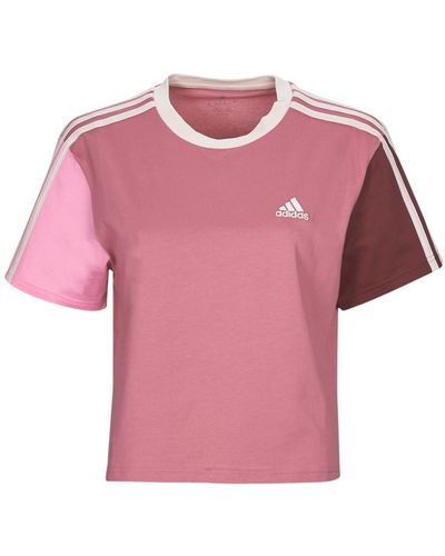 adidas T-shirt 3S CR TOP - Rose