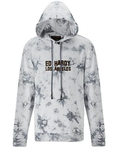 Ed Hardy Sweat-shirt Los tigres hoody grey - Gris