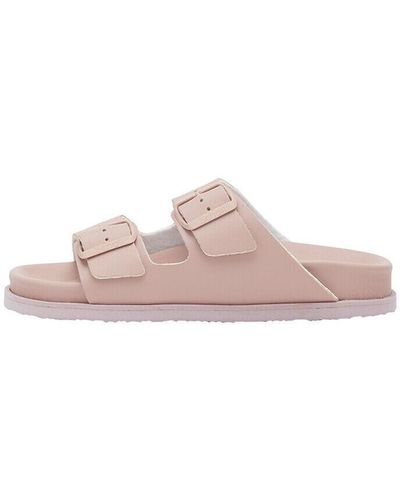 Scholl Sandales JOSEPHINE OVER SYNTHETIC LEATHER - Rose