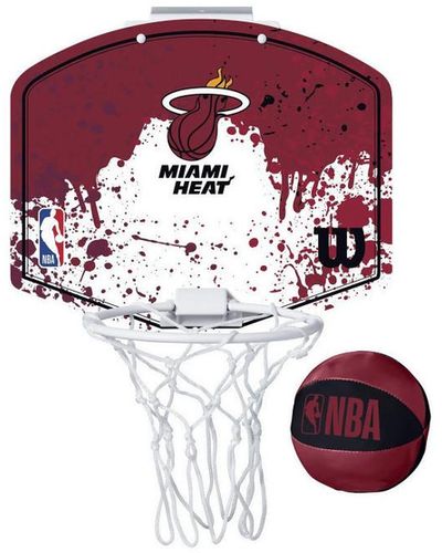 Wilson Accessoire sport Mini panier de Basket NBA Miam - Rouge