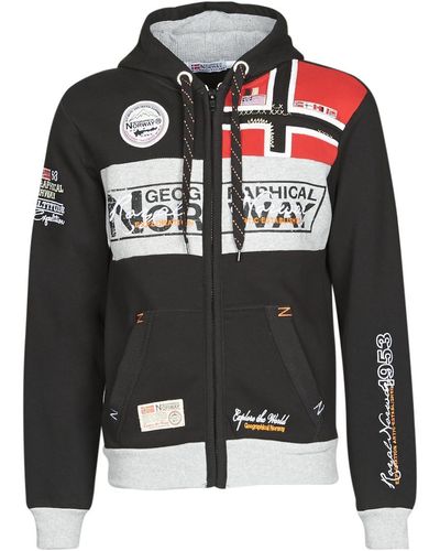GEOGRAPHICAL NORWAY Sweat-shirt FLYER - Noir