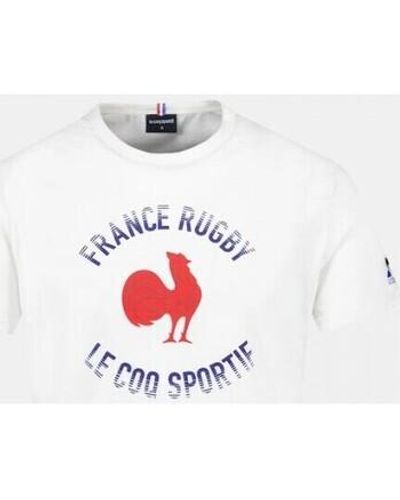 Le Coq Sportif T-shirt T-SHIRT BLANC UNISEXE FANWEAR