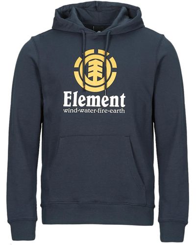 Element Sweat-shirt VERTICAL HOOD - Bleu