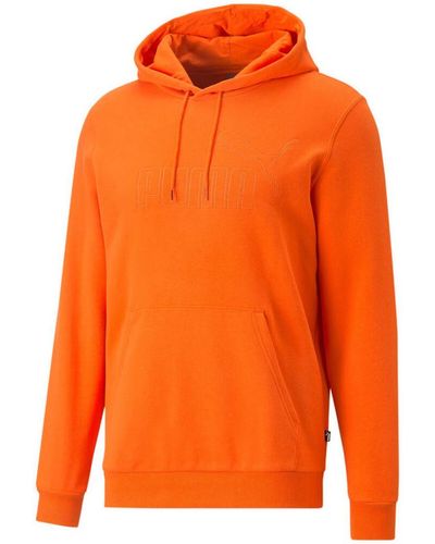 PUMA Sweat-shirt ESS ELEVATED Hoodie - Orange