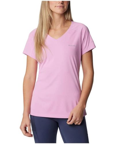 Columbia Chemise Zero Rules Short Sleeve Shirt - Violet