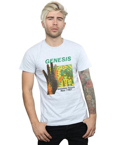 Genesis T-shirt Invisible Touch Tour - Blanc