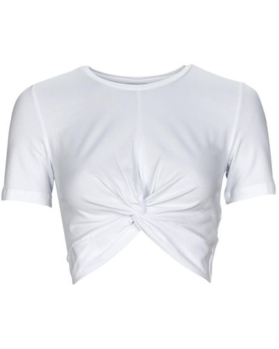 Noisy May Blouses NMTWIGGI S/S TOP NOOS - Blanc