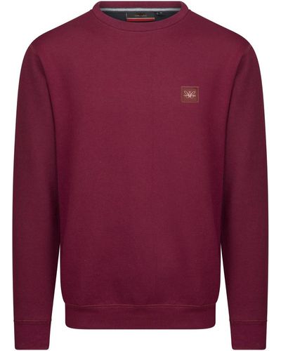 Cappuccino Italia Sweat-shirt Sweater Burgundy - Rouge
