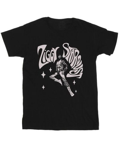 David Bowie T-shirt Ziggy Pose - Noir