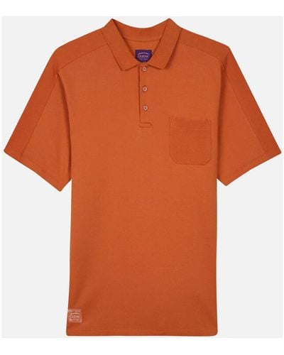 Oxbow Polo Polo manches courtes poche poitrine NUKAK - Orange