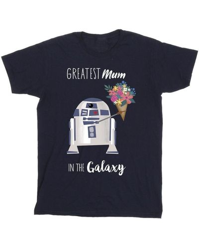 Disney T-shirt R2D2 Greatest Mum - Bleu
