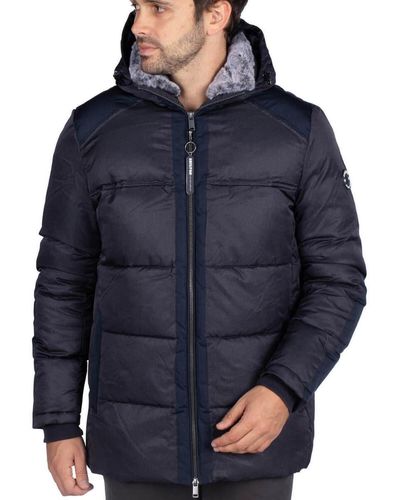 Shilton Parka Parka fourrure team - Bleu