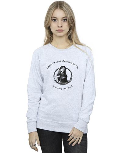 Harry Potter Sweat-shirt Hermione Breaking The Rules - Blanc
