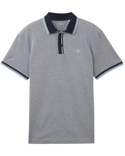Tom Tailor T-shirt Polo coton - Gris