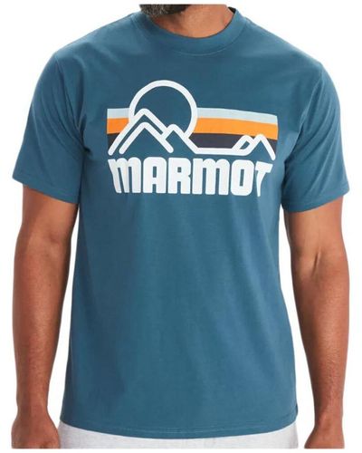 Marmot Chemise Coastal Tee SS - Bleu