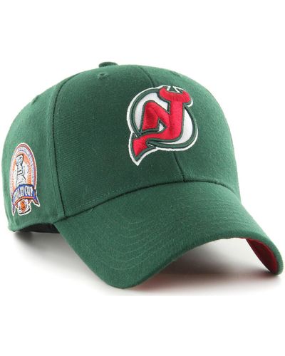 '47 Casquette NHL CAP NEW JERSEY DEVILS VINT SURESHOT SNAPBACK MVP DKGREEN - Vert