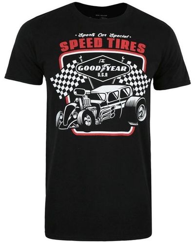 Goodyear T-shirt Speed Tires - Noir