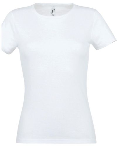Sol's T-shirt Miss - Blanc