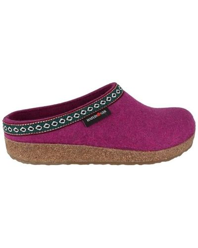Haflinger Chaussons GRIZZLY FRANZL - Violet