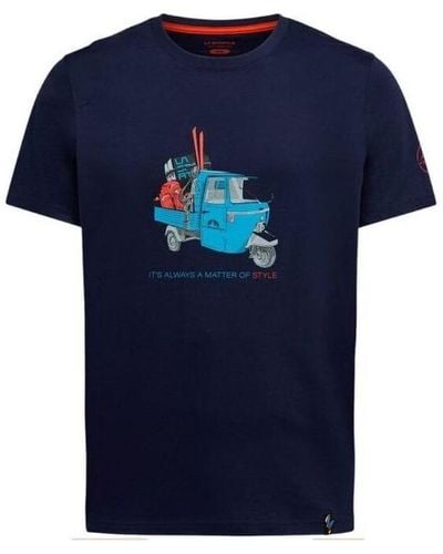 La Sportiva T-shirt T-shirt Ape Deep Sea - Bleu