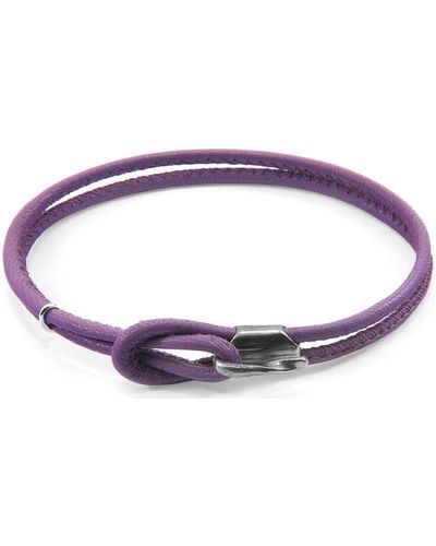 Anchor and Crew Bracelets - Violet
