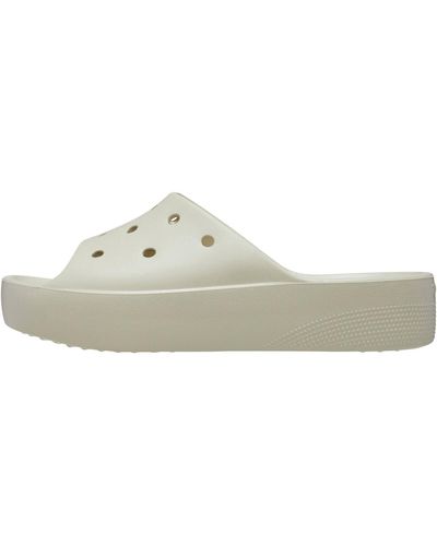 Crocs™ Sandales Sandales à Enfiler Classic Platform Slide - Blanc