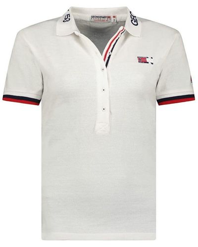 GEOGRAPHICAL NORWAY Polo KANOLET - Blanc