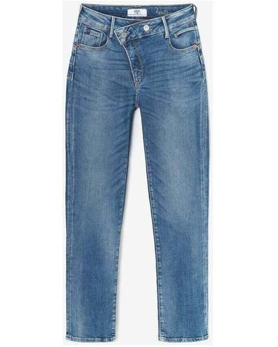 Le Temps Des Cerises Jeans Zep pulp regular taille haute 7/8ème jeans bleu