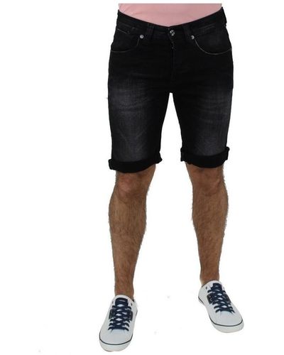 Redskins Short Bermuda jeans Denzel Shester ref_trk40685 - Noir