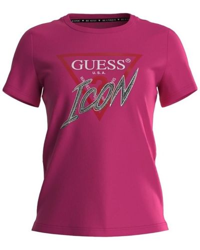 Guess T-shirt W3BI42 I3Z14 - Rose