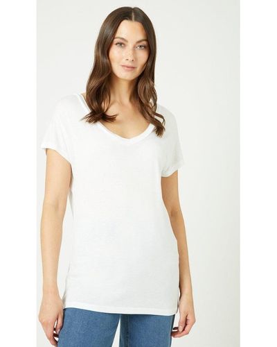 MAINE T-shirt DH6297 - Blanc