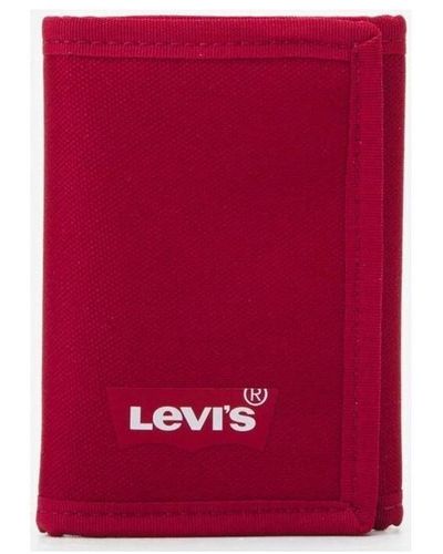 Levi's Portefeuille 233055 00208 BATWING TRIFOLD-087 RED - Rouge