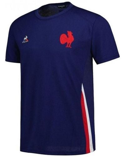 Le Coq Sportif T-shirt T-SHIRT OFFICIEL FANWEAR XV DE - Bleu