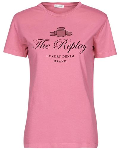 Replay T-shirt - Rose