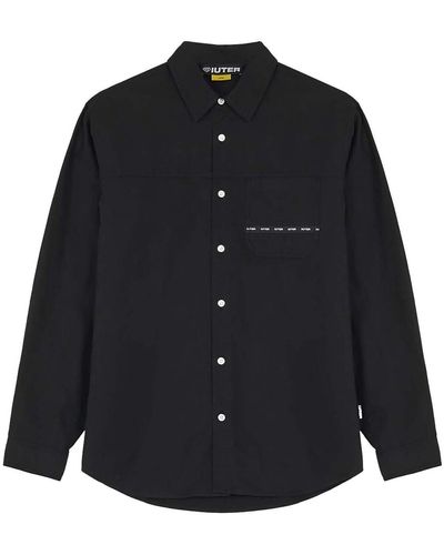 Iuter Chemise Seam L/S Shirt - Noir