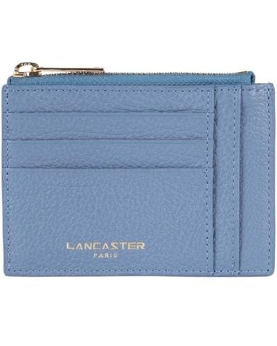 Lancaster Portefeuille Porte cartes Ref 53834 Bleu stone 12*9*1 cm