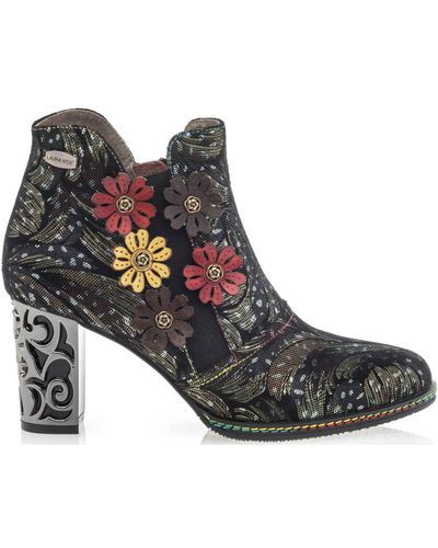Laura Vita Bottines Boots / bottines Vert - Marron