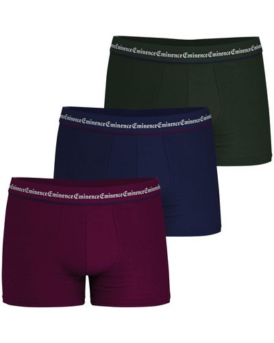 EMINENCE Boxers Boxer coton tricolore - Multicolore