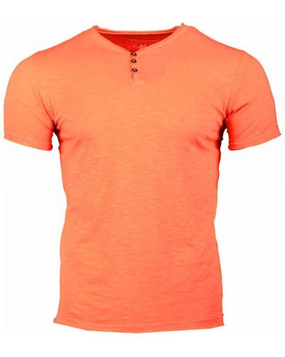 La Maison Blaggio T-shirt MB-MATTEW - Orange