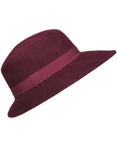 Chapeau-Tendance Chapeau Chapeau casquette laine MYA T55 - Rouge