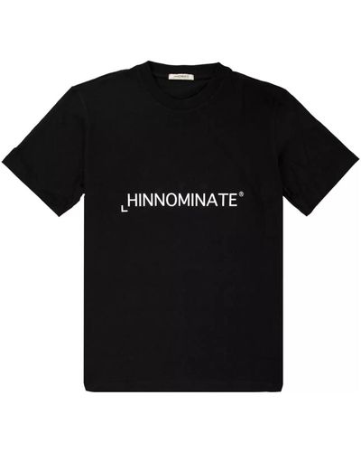 hinnominate T-shirt T-shirt t-shirt noir logo grand