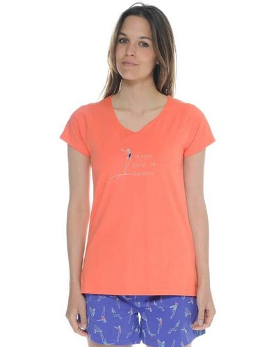 Christian Cane Pyjamas / Chemises de nuit FAUSTINE - Orange