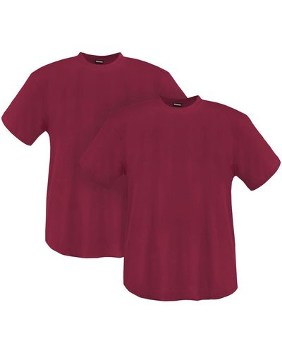 Adamo T-shirt Lot de 2 T-shirts coton - Rouge