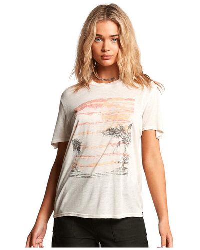 Volcom T-shirt Tern N Bern Ss White Combo - Neutre