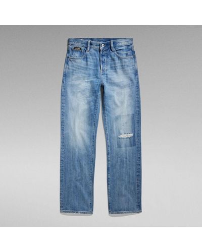 G-Star RAW Jeans D23959-D499 VIKTORIA-G668 FADED RIPPED DENALI BLUE - Bleu