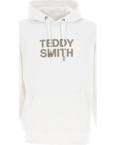 Teddy Smith Sweat-shirt Siclass hoody - Blanc