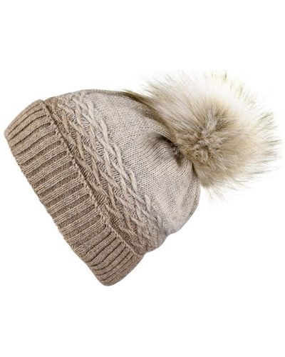Mokalunga Snood et bonnet Optima - Couleur - Taupe Bonnet - Marron