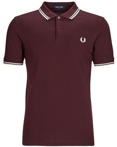 Fred Perry Polo TWIN TIPPED SHIRT - Violet