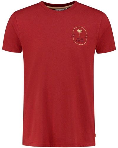 Shiwi T-shirt T-Shirt Tulum Palms Rouge