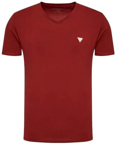 Guess T-shirt g triangle - Rouge